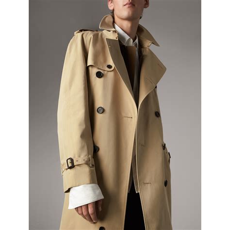 burberry long heritage trench coat|Burberry long trench coat men.